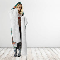 Aotearoa Iwi Ngāti Maru Taranaki Hooded Blanket Maori Wharenui House Tribal Pattern LT9 - Polynesian Pride