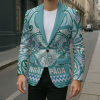 Aotearoa Iwi Ngati Paoa Blazer Maori Wharenui House Tribal Pattern LT9 - Polynesian Pride