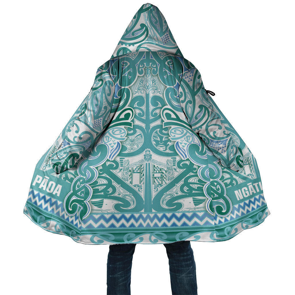 Aotearoa Iwi Ngati Paoa Cloak Maori Wharenui House Tribal Pattern