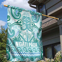 Aotearoa Iwi Ngati Paoa Garden Flag Maori Wharenui House Tribal Pattern LT9 - Polynesian Pride