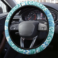 Aotearoa Iwi Ngati Paoa Steering Wheel Cover Maori Wharenui House Tribal Pattern LT9 - Polynesian Pride