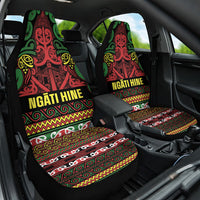 Aotearoa Iwi Ngati Hine Car Seat Cover Maori Wharenui House Tribal Pattern LT9 One Size Deep Green - Polynesian Pride