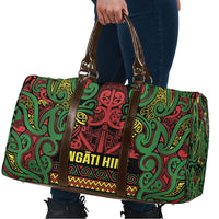 Aotearoa Iwi Ngati Hine Travel Bag Maori Wharenui House Tribal Pattern LT9 - Polynesian Pride