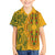 Africa Dashiki Kid Hawaiian Shirt African Tribal Art Mixed Polynesian Tattoo Gold Color Unique LT9 Kid Gold - Polynesian Pride