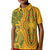 Africa Dashiki Kid Polo Shirt African Tribal Art Mixed Polynesian Tattoo Gold Color Unique LT9 Kid Gold - Polynesian Pride