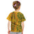 Africa Dashiki Kid T Shirt African Tribal Art Mixed Polynesian Tattoo Gold Color Unique LT9 - Polynesian Pride