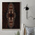 Africa Dashiki Canvas Wall Art African Tribal Art Mixed Polynesian Tattoo Red Color Unique LT9 - Polynesian Pride