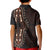 Africa Dashiki Kid Polo Shirt African Tribal Art Mixed Polynesian Tattoo Red Color Unique LT9 - Polynesian Pride