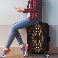 Africa Dashiki Luggage Cover African Tribal Art Mixed Polynesian Tattoo Red Color Unique LT9 - Polynesian Pride