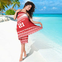 Custom Mate Ma'a Tonga Heritage Sarong Pacific Tribal Rugby Red Edition LT9 - Polynesian Pride