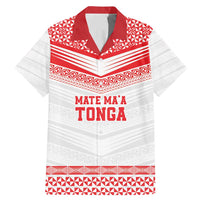 Custom Mate Ma'a Tonga Heritage Family Matching Mermaid Dress and Hawaiian Shirt Pacific Tribal Rugby White Edition - Polynesian Pride