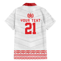 Custom Mate Ma'a Tonga Heritage Family Matching Mermaid Dress and Hawaiian Shirt Pacific Tribal Rugby White Edition - Polynesian Pride