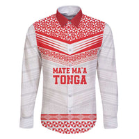 Custom Mate Ma'a Tonga Heritage Family Matching Mermaid Dress and Hawaiian Shirt Pacific Tribal Rugby White Edition - Polynesian Pride