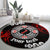 New Zealand Waitangi Day Personalised Round Carpet Aotearoa Te Ra O Waitangi With Maori Tattoo LT9 - Polynesian Pride