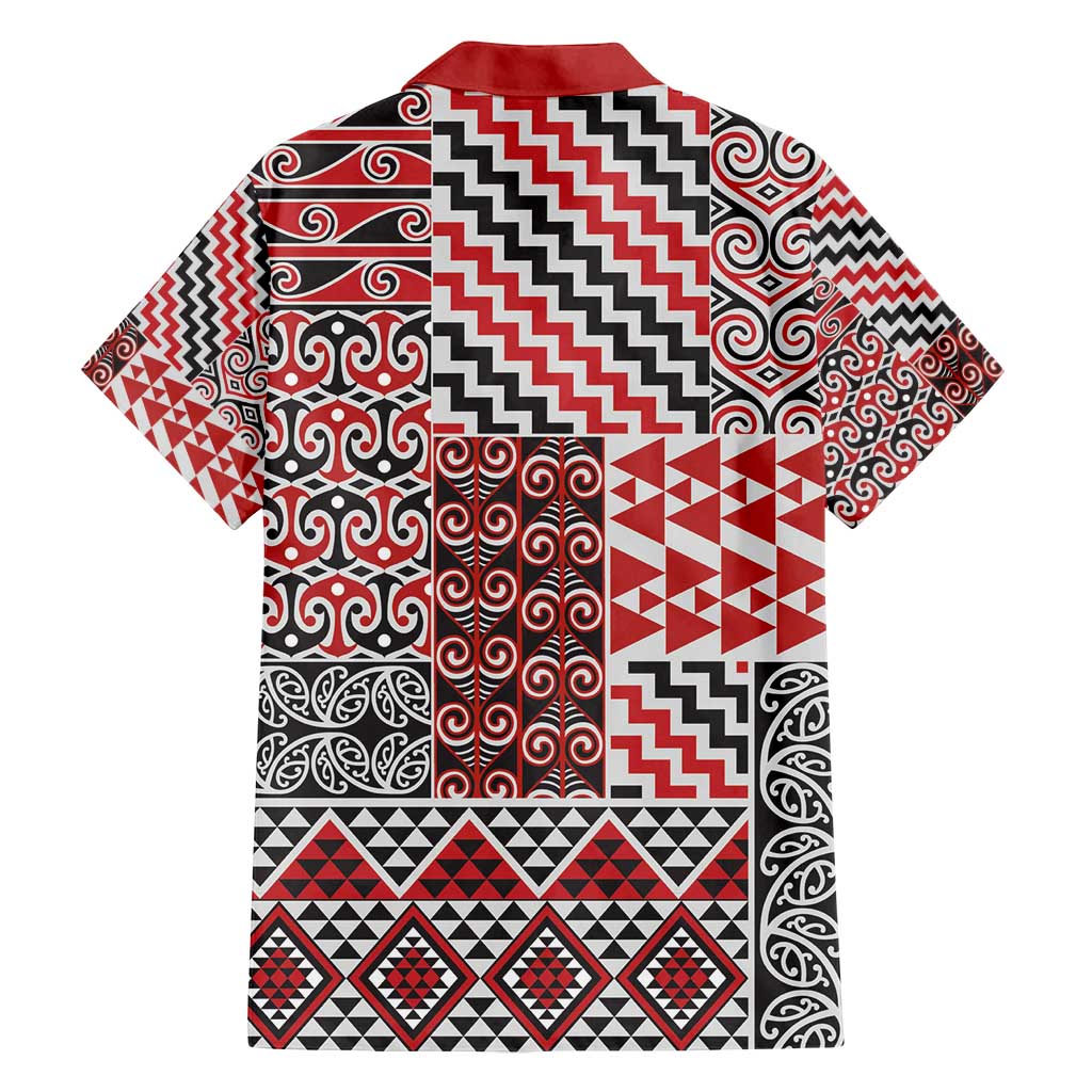 Aotearoa Kowhaiwhai Taniko Patchwork Motifs Family Matching Puletasi and Hawaiian Shirt LT9 - Polynesian Pride