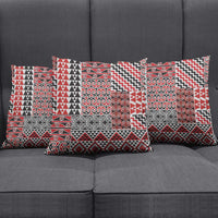 Aotearoa Kowhaiwhai Taniko Patchwork Motifs Pillow Cover LT9 - Polynesian Pride