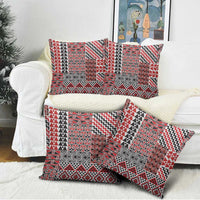 Aotearoa Kowhaiwhai Taniko Patchwork Motifs Pillow Cover LT9 - Polynesian Pride