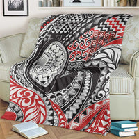 Aotearoa Maori Rugby Tribal Tattoo Blanket Kowhaiwhai Taniko Patchwork Motifs