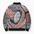 Aotearoa Maori Rugby Tribal Tattoo Bomber Puffer Jacket Kowhaiwhai Taniko Patchwork Motifs - Polynesian Pride