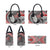 Aotearoa Maori Rugby Tribal Tattoo Leather Bag Kowhaiwhai Taniko Patchwork Motifs - Polynesian Pride