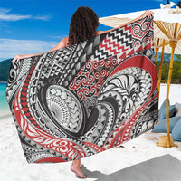 Aotearoa Maori Rugby Tribal Tattoo Sarong Kowhaiwhai Taniko Patchwork Motifs