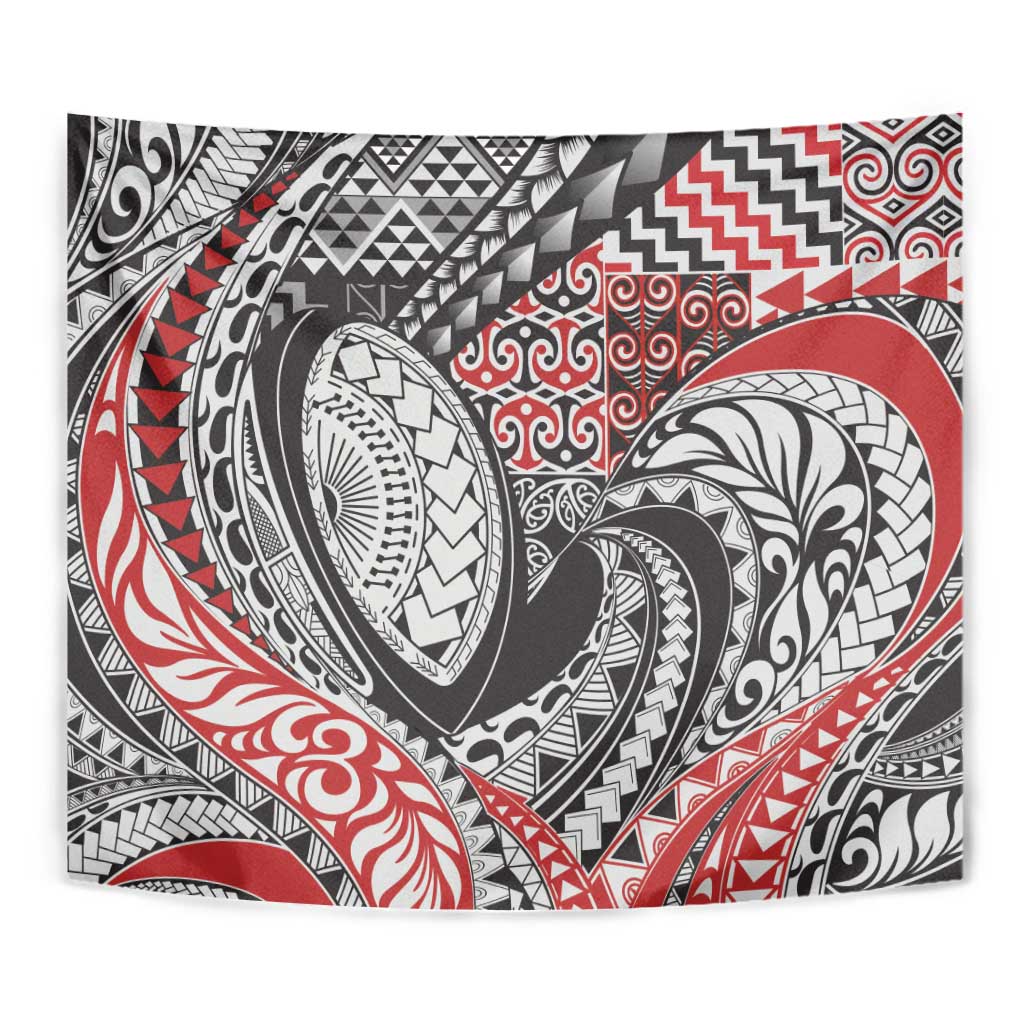 Aotearoa Maori Rugby Tribal Tattoo Tapestry Kowhaiwhai Taniko Patchwork Motifs