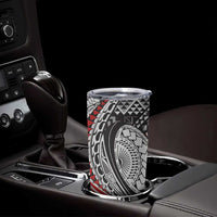 Aotearoa Maori Rugby Tribal Tattoo Tumbler Cup Kowhaiwhai Taniko Patchwork Motifs LT9 - Polynesian Pride