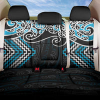 Blue Aotearoa Tukutuku Manawa Tapu Back Car Seat Cover Ta Moko Toi Maori