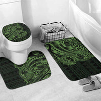 Green Couple Dolphins Maori Polynesian Style Bathroom Set - Polynesian Pride
