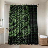 Green Couple Dolphins Maori Polynesian Style Bathroom Set - Polynesian Pride