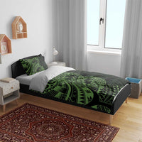 Green Couple Dolphins Maori Polynesian Style Bedding Set