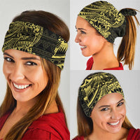 Yellow Couple Dolphins Maori Polynesian Style Neck Gaiter - Polynesian Pride