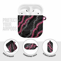 Guam Bougainvillea Lei AirPods Case Chamorro Tribal Pattern - Polynesian Pride