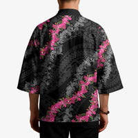 Guam Bougainvillea Lei Kimono Chamorro Tribal Pattern - Polynesian Pride