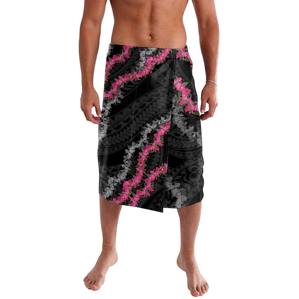 Guam Bougainvillea Lei Lavalava Chamorro Tribal Pattern
