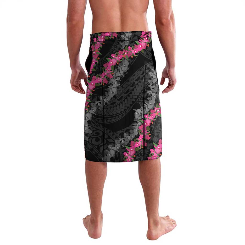Guam Bougainvillea Lei Lavalava Chamorro Tribal Pattern