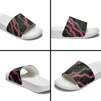 Guam Bougainvillea Lei Slide Sandals Chamorro Tribal Pattern LT9 - Polynesian Pride