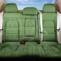 Hawaii Molokai Island Kukui Nut Flowers Back Car Seat Cover Tribal Kakau Pattern