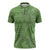 Hawaii Molokai Island Kukui Nut Flowers Zipper Polo Shirt Tribal Kakau Pattern - Polynesian Pride