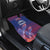 Custom Samoa 1962 Independence Day Custom Car Mats Manuia le Aso Tuto'atasi Ula Nifo Blue Art