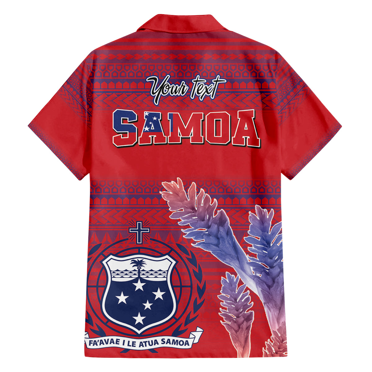 Custom Samoa 1962 Independence Day Custom Family Matching Tank Maxi Dress and Hawaiian Shirt Manuia le Aso Tuto'atasi Ula Nifo Red Art