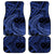 Custom Samoa 62nd Manuia le Aso Tuto'atasi Car Mats Samoan Tatau Blue Art