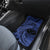 Custom Samoa 62nd Manuia le Aso Tuto'atasi Car Mats Samoan Tatau Blue Art