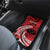 Custom Samoa Manuia le 62 Tausaga O le Tuto’atasi Car Mats Samoan Tatau Red Art