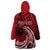 Custom Samoa Manuia le 62 Tausaga O le Tuto’atasi Wearable Blanket Hoodie Samoan Tatau Red Art