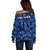 Manu Samoa Rugby Off Shoulder Sweater Polynesian Style With Hibiscus LT9 - Polynesian Pride