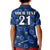 (Custom Text And Number) Manu Samoa Rugby Kid Polo Shirt Polynesian Style With Hibiscus LT9 - Polynesian Pride