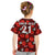 (Custom Text And Number) Tonga Rugby Kid T Shirt Polynesian Style With Hibiscus LT9 - Polynesian Pride