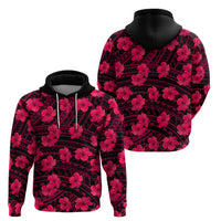 Polynesian Pride Hawaii Style With Hibiscus Hoodie Pink LT9 - Polynesian Pride
