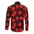 Polynesian Pride Hawaii Style With Hibiscus Long Sleeve Button Shirt Red LT9 - Polynesian Pride